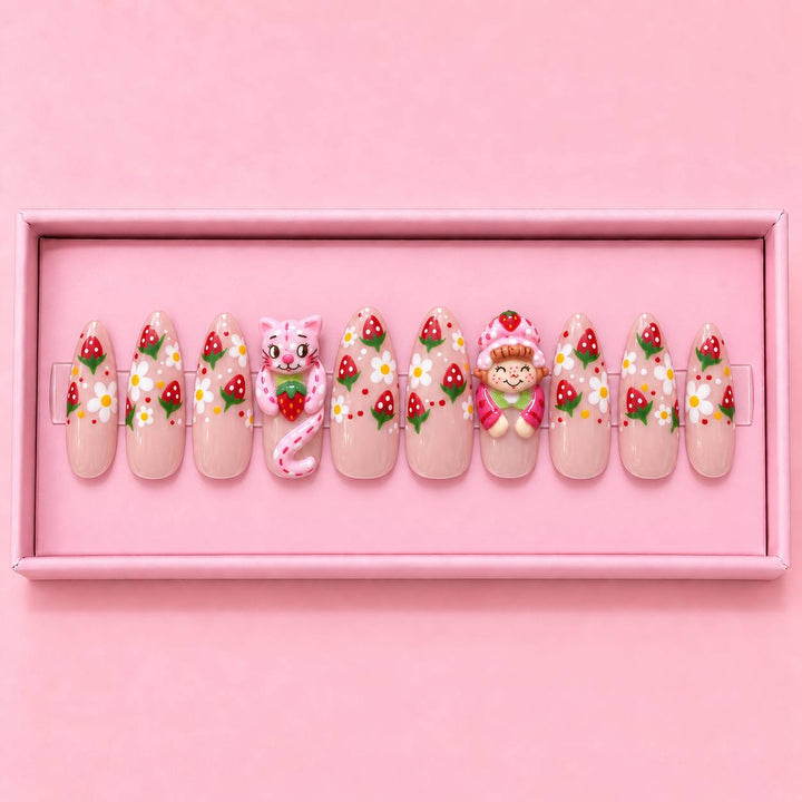 Berry Besties Set | Stiletto Press-On Nails - Boss Babe Nails