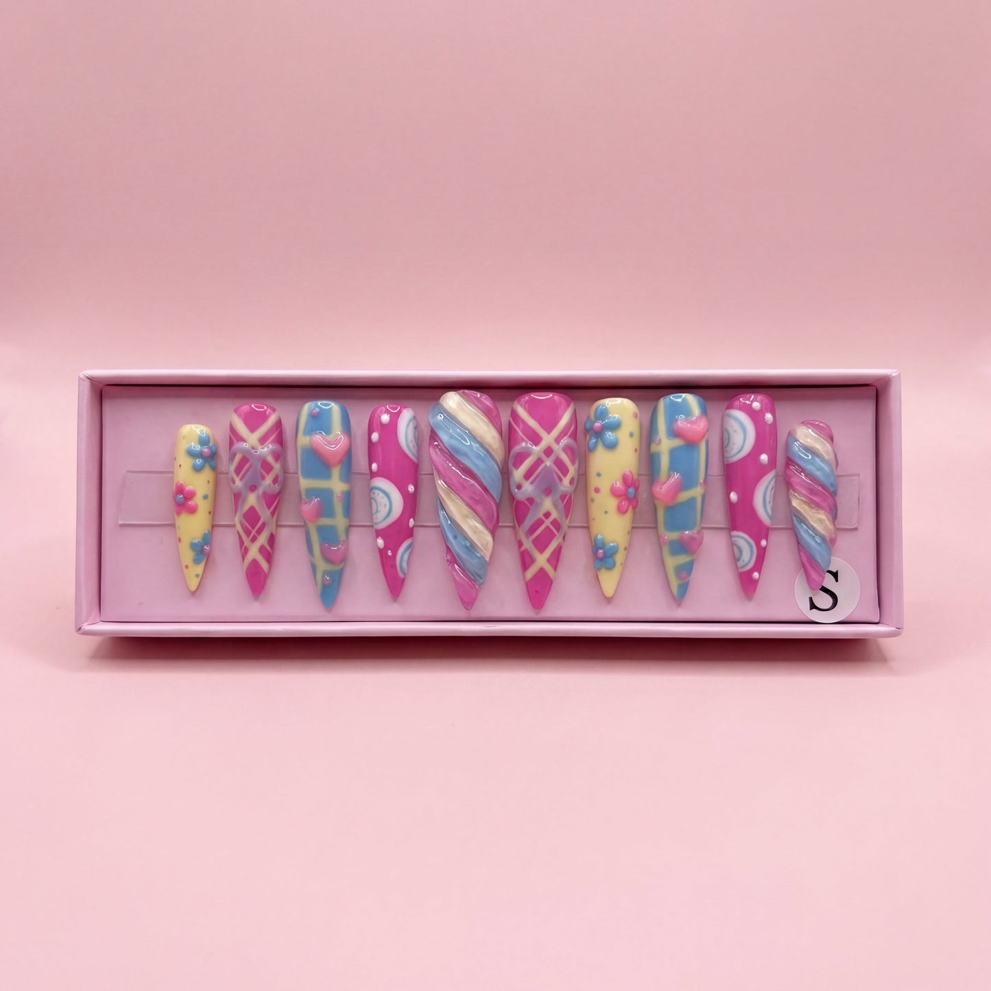 Candy Crush Set | Press - On Nails - Boss Babe Nails