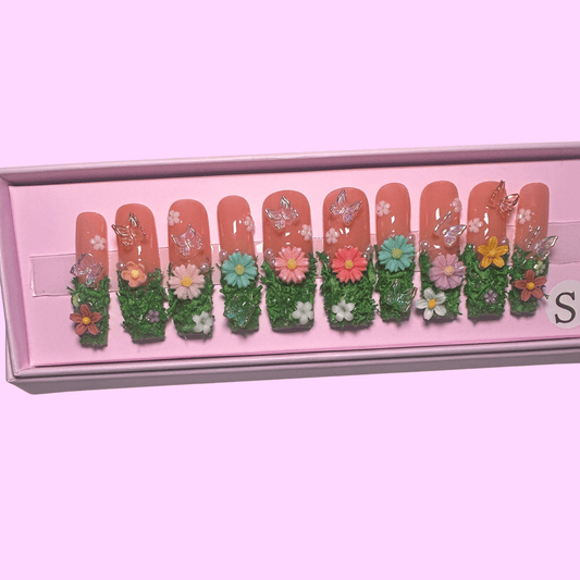 Garden Party Set - Boss Babe Press-On Nails