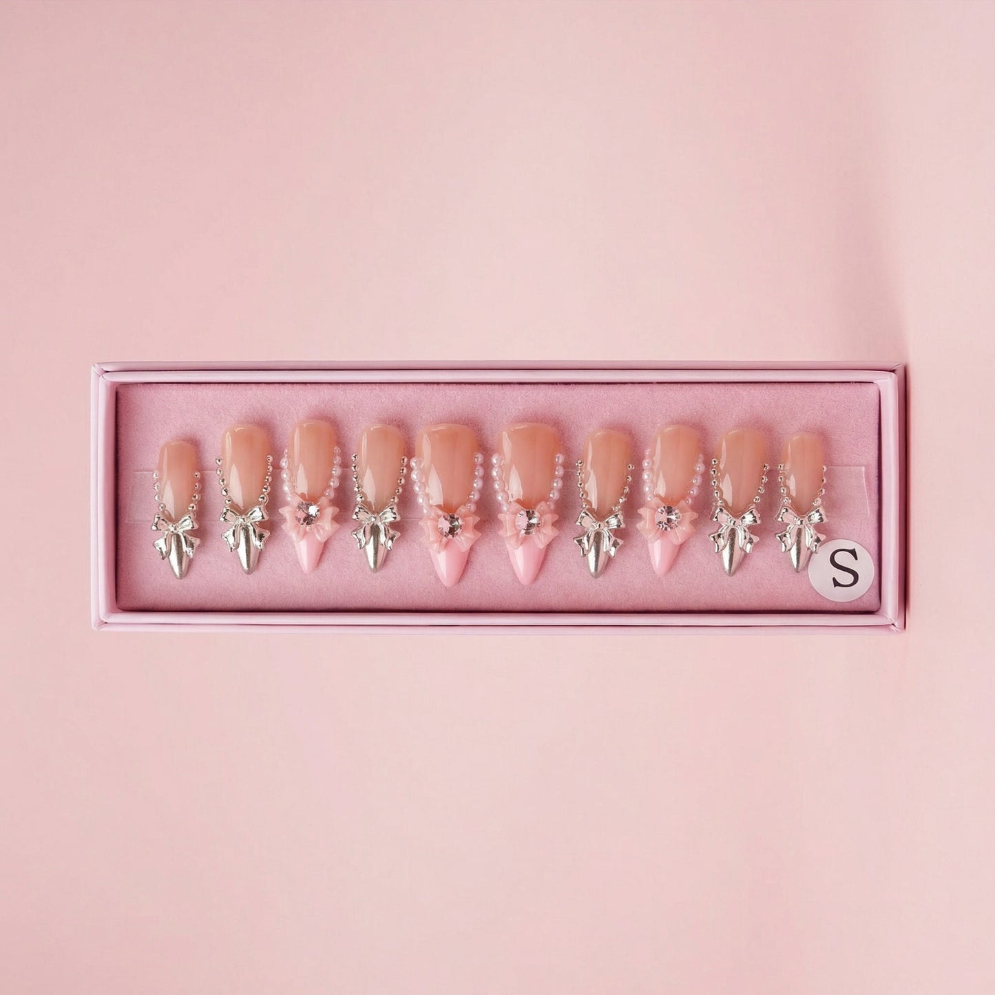 Pretty in Blush Set | Press - On Nails - Boss Babe Nails