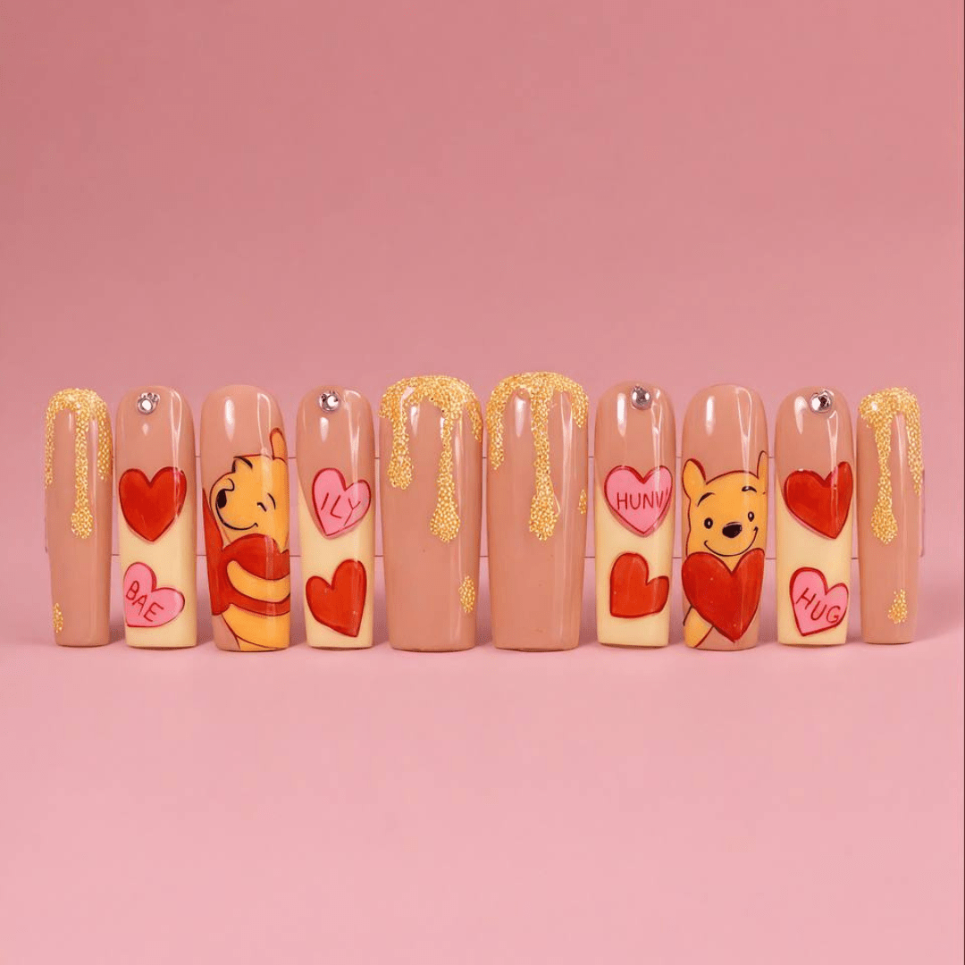 Be Mine Honey Set | Press - On Nails - Boss Babe Nails