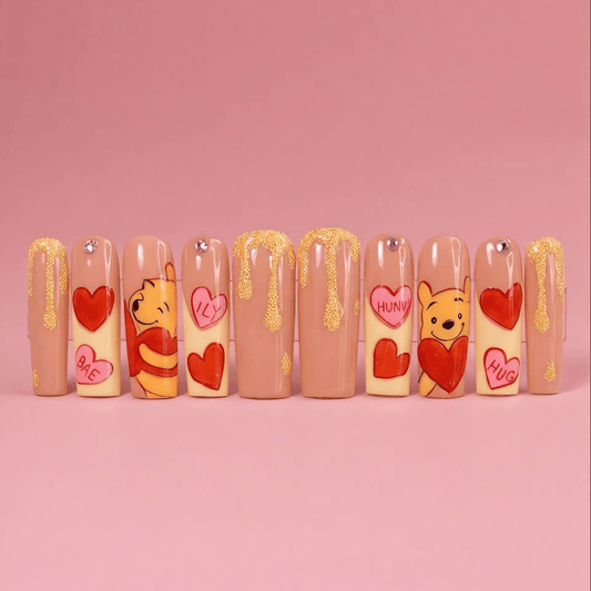 Be Mine Honey Set | Press - On Nails - Boss Babe Nails