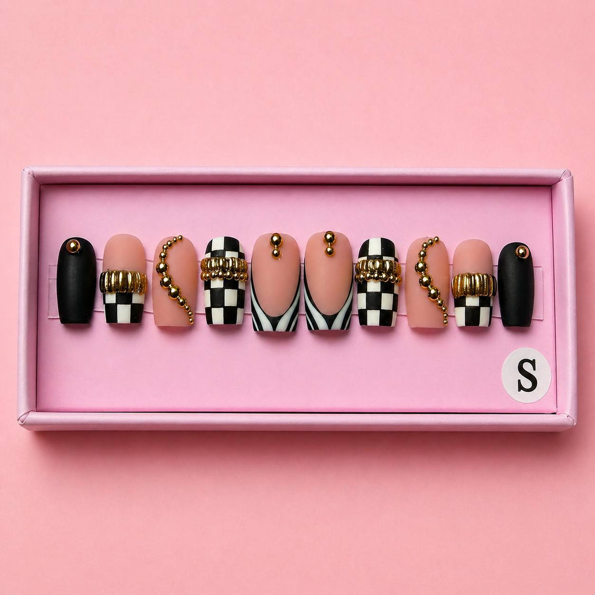 Class Act Set | Press - On Nails - Boss Babe Nails