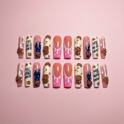 Cookie Craze Set | Press - On Nails - Boss Babe Nails