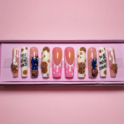 Cookie Craze Set | Press - On Nails - Boss Babe Nails