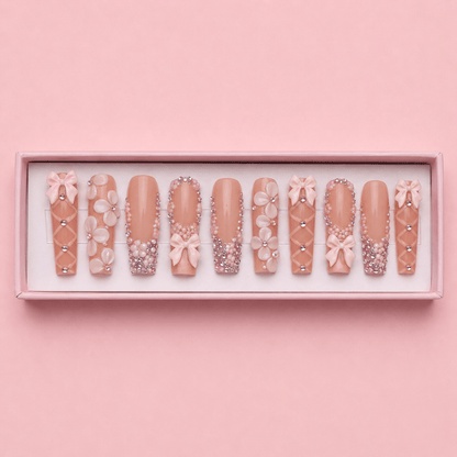 Dream Luxe Set | Coffin Press - On Nails - Boss Babe Nails