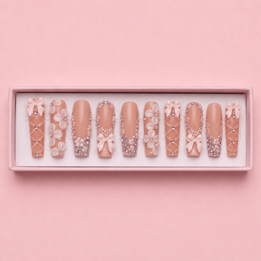 Dream Luxe Set | Coffin Press - On Nails - Boss Babe Nails