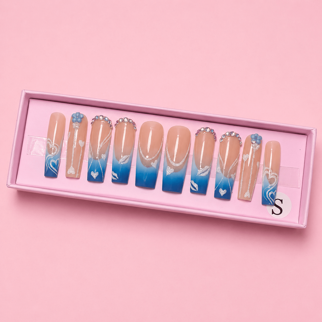 Heaven Sent Set | Square Press - On Nails - Boss Babe Nails