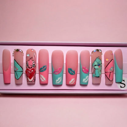 Ohana Love Set | Press - On Nails - Boss Babe Nails