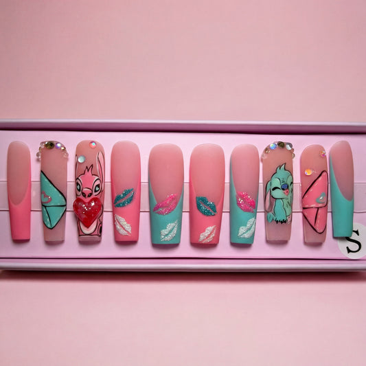 Ohana Love Set | Press - On Nails - Boss Babe Nails