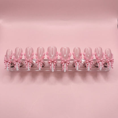 Wrapped in Frosting | Press - On Nails - Boss Babe Nails