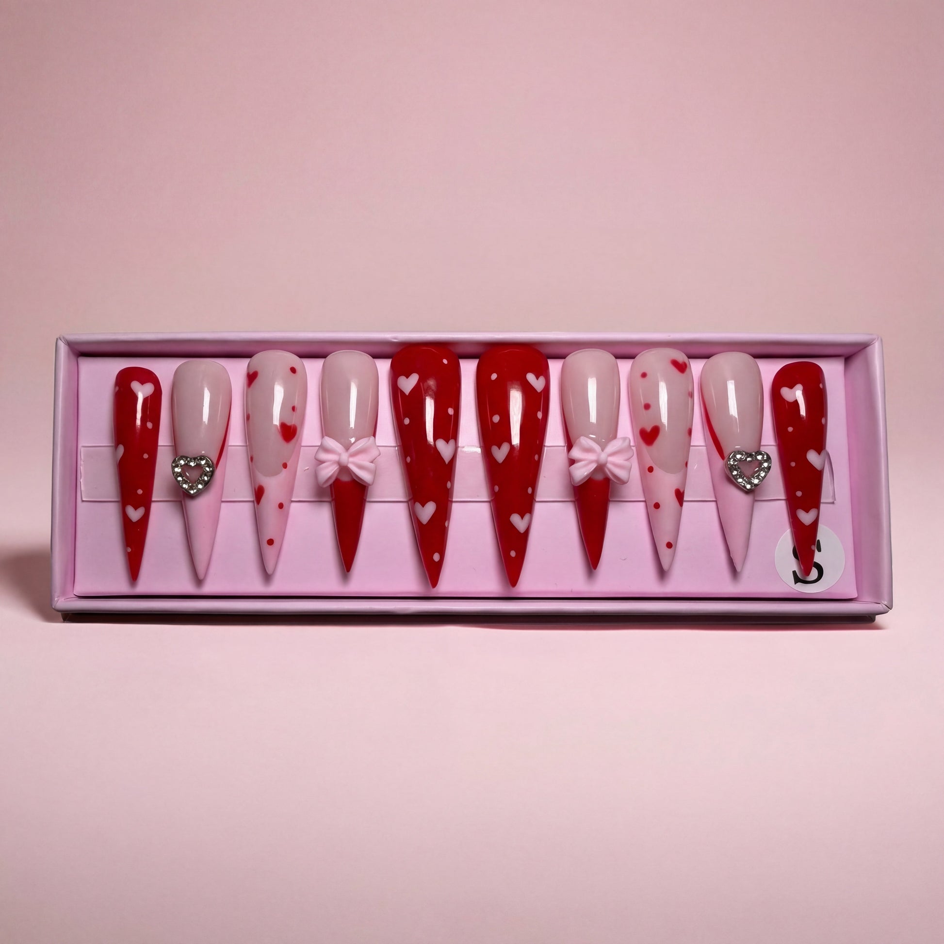 Wrapped in Love Set | Press - On Nails - Boss Babe Nails