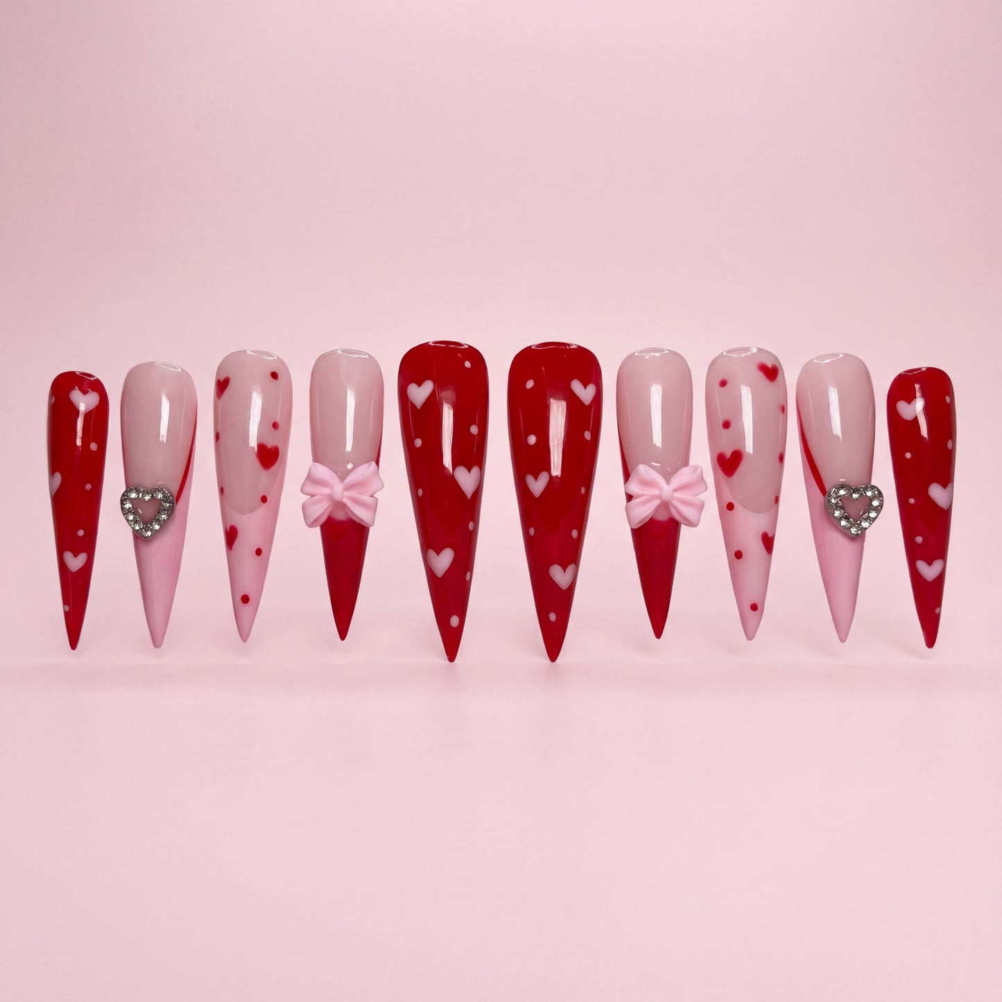 Wrapped in Love Set | Press - On Nails - Boss Babe Nails